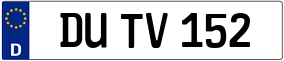 Truck License Plate